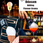 USB Powered Smoke Infuser Gun for Cocktails and Food, Cold Smoke Generator Kit with 5 Nebulising Fluids, Ideal for Kitchen Use